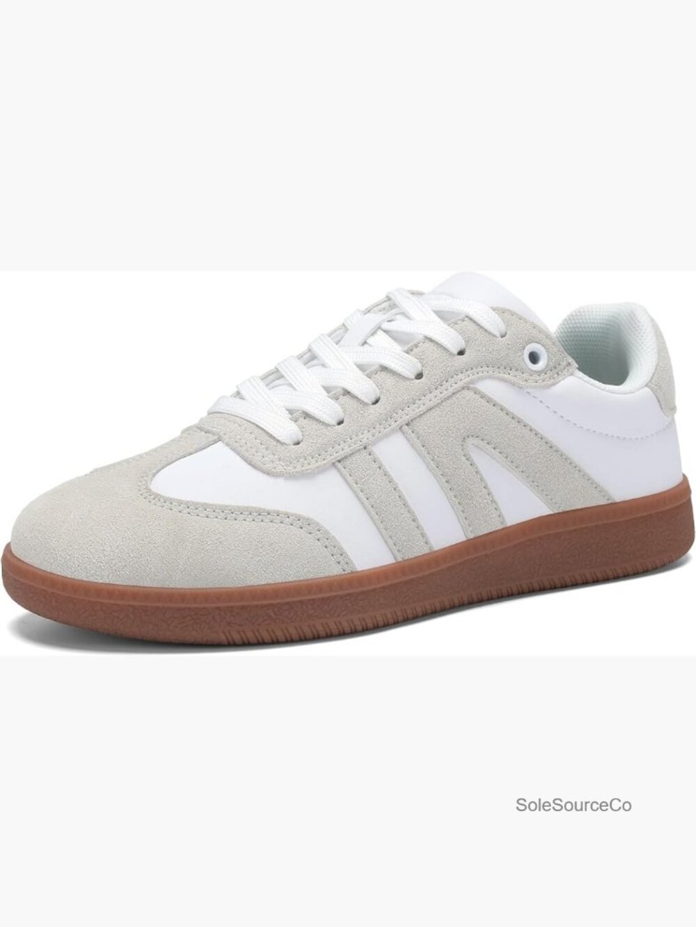 Retro Gum Sole Fashion Sneakers for Women, Comfortable Lace Up Walking Shoes,